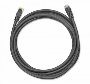 TrueConect 7ft Snagless Cat5e Patch Cable, Black