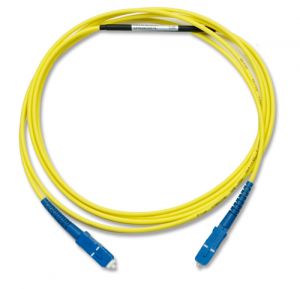 SC Fiber Optic Patch Cord w/ In-Line 5dB Attenuator, 2 Meters
