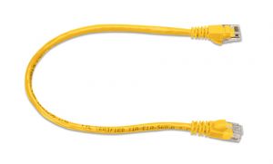 TrueConect 1ft Snagless Cat6 Patch Cable, Yellow