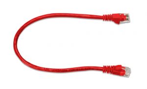 TrueConect 1ft Snagless Cat6 Patch Cable, Red