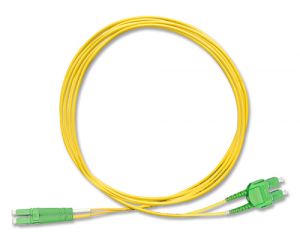 FiberXP LC/APC-SC/APC Fiber Patch Cable Single Mode Duplex, 3m