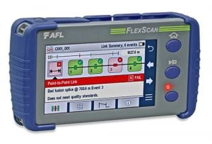 AFL FS200-304 FlexScan 1310/1550/1650 OTDR w/OLS, PM & WiFi, UPC