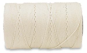 TrueConect 44800NAT Lacing Twine, 9-Ply Waxed Poly/ 191yd. Spool