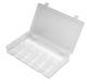 Durham SP13-CLEAR Small Plastic Parts Box, 13 Compartments