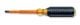 Klein Tools 602-4-INS Insulated Cabinet Tip Screwdriver, 1/4 x 4