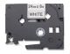 Brother HGeS2515PK BLACK on WHITE HG Tape-EX Strength