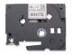 Brother TZe-S231 P-Touch Tape, BLACK on WHITE, Extra Stg, 1/2