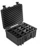 ArmaCase AC6000BD BLACK Watertight Case, DIVIDERS, 18.6x13.8x7.8