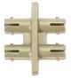 ST-ST Multimode Duplex Fiber Optic Adapter, Bronze Sleeve