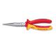 KNIPEX 2618200 US Insulated Long Nose Side Cutting Pliers, 8