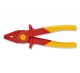 KNIPEX 986201 Insulated Flat Nose Plastic Pliers, 7-1/4