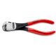 KNIPEX 67 01 160 High Leverage End Cutting Nipper Pliers, 6.3