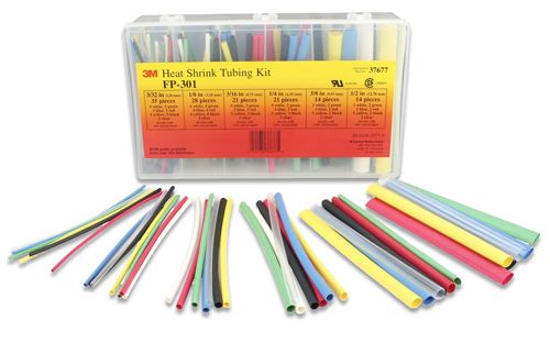 3m Fp 301 Color Heat Shrink Tubing Kit Assorted Kit 133pc