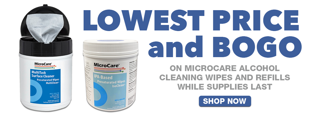 Lowest Price and BOGO on MicroCare Alcohol Cleaning Wipes and Refills