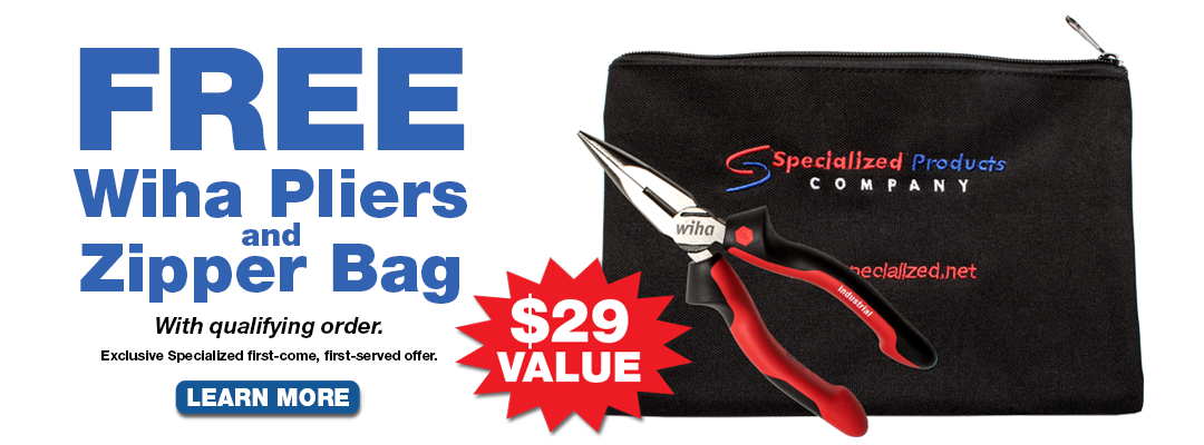 FREE Wiha Pliers and Zipper Bag Kit with Qualifying Order
