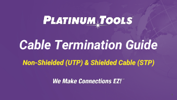 Platinum Tools RJ45 Cable Termination Training